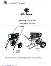 Airless DP-6840iB Operating	 Instruction