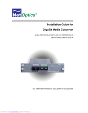 Net Optics OM5555-GIG-R Installation Manual