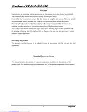 StarBoard PX-DUO-65P User Manual