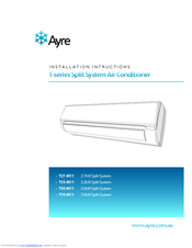 Ayre T70-M11 Installation Instructions Manual