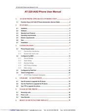 VoIPon AT-320 IAX2 User Manual