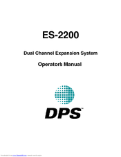 Broadcast DPS ES-2200 Operator's Manual