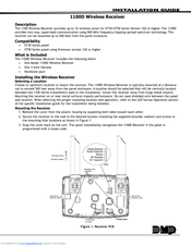 Dmp Electronics 1100D Installation Manual