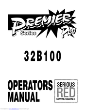 Encore Premier Pro 32B100 Operator's Manual