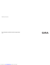 Gira 2370 Operating Instructions Manual