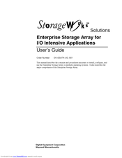 Digital Equipment Storage Works User Manual