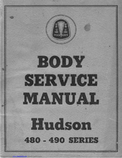 Hudson 490 Series Service Manual