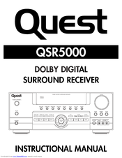 Quest Engineering QSR5000 Instructional Manual