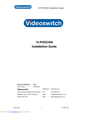 Videoswitch Vi-POSCON Installation Manual
