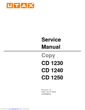 Utax CD 1230 Service Manual