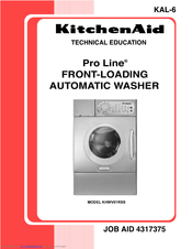 Kitchenaid Pro Line KHWV01RSS Technical Education