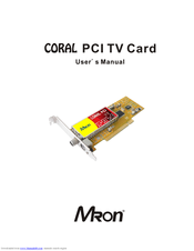 mron coral pci User Manual