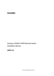 Huawei S3026C-PWR Installation Manual