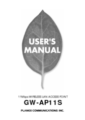 Planex GW-AP11S User Manual
