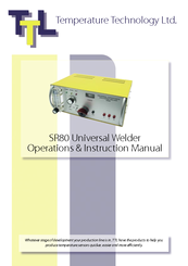 Temperature SR80 Operation & Instruction Manual