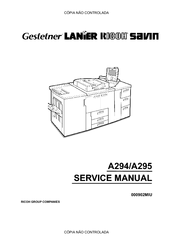 Gestetner A294 Service Manual