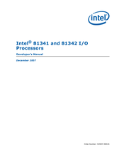 Intel 81341 Developer's Manual