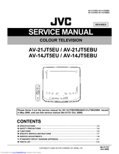 JVC AV-14JT5EBU Service Manual