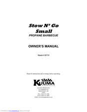 Kuuma Stow N' Go Small Owner's Manual
