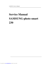 SAMSUNG photo smart 230 Service Manual