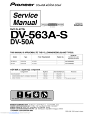 Pioneer DV-563A-Sl DV-50A Service Manual