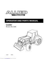 Allied S495 Operator And Parts Manual
