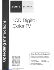 Sony kdl 52 vl150 information