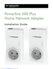 On Networks Powerline 500 Plus Installation Manual
