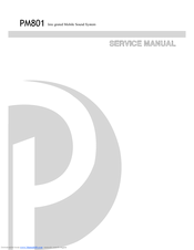 Phonic PM801 Service Manual