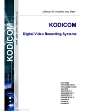 KODICOM DN-1808S Manual For Installer And User