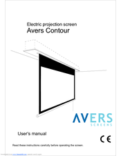 Avers Screens Electric projection screen User Manual