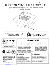 Realflame 6560 Wner's Manual