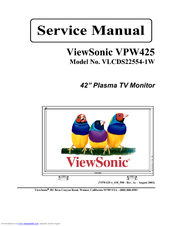 ViewSonic VLCDS22554-1W Service Manual