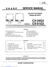 Sharp CX-51G3 Service Manual