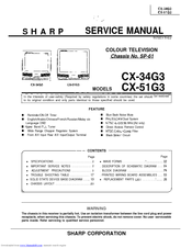 Sharp CX-34G3 Service Manual