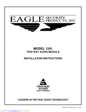 Eagle 1241 Installation Instructions Manual