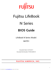 Fujitsu Lifebook NH751 Bios Manual