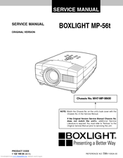 BOXLIGHT MP-56t Service Manual