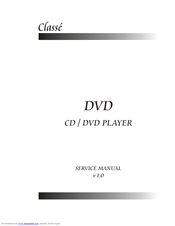 Classe Audio CD-DVD-1 Service Manual