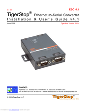 TigerStop ESC 4.1 Installation & User Manual