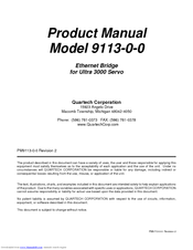 Quartech 9113-0-0 Product Manual
