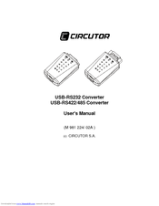 Circutor USB-RS232 User Manual
