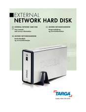 Targa External network hard disk User Manual And Service Information