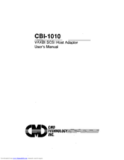 CMD CBI-1010 User Manual