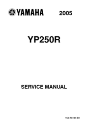 Yamaha YP250R 2005 Service Manual