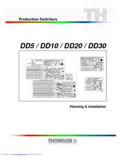 THOMSON DD10 Installation Manual