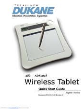 Dukane AS3 Quick Start Manual