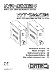 Briteq WR-DMXG4 Operation Manual