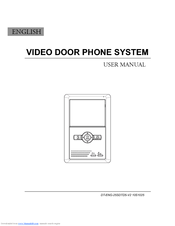 V-Tec VIDEO DOOR PHONE SYSTEM User Manual