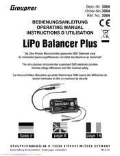GRAUPNER LiPo Balancer Plus 3064 Operating Manual
